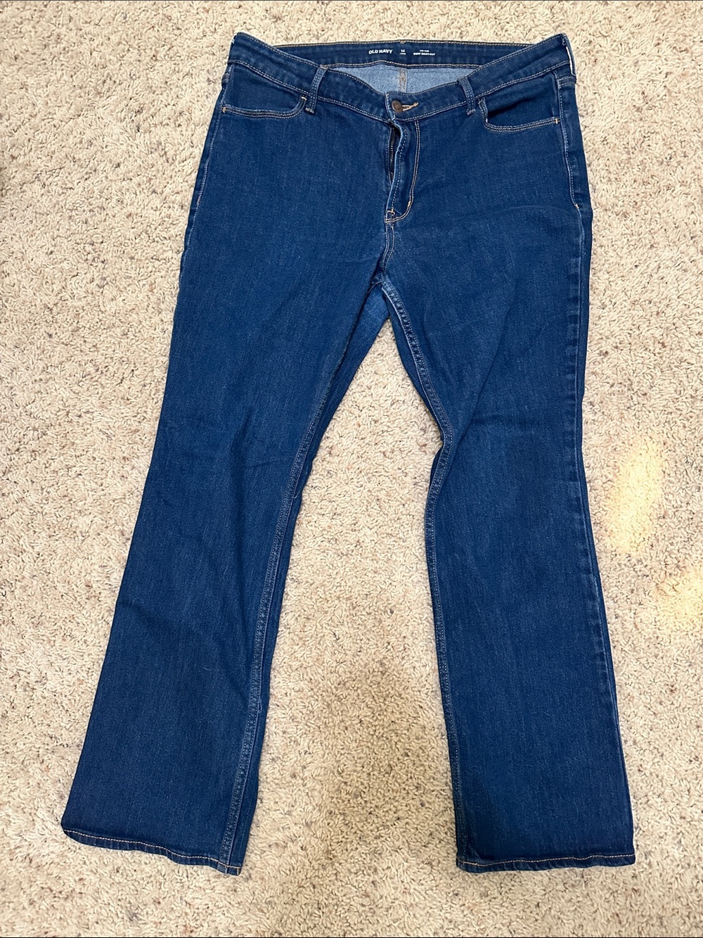 Old Navy Women's Dark Blue Bootcut Jeans